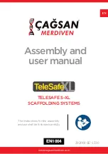 Preview for 1 page of CAGSAN MERDIVEN TELESAFE S-XL Assembly And User'S Manual