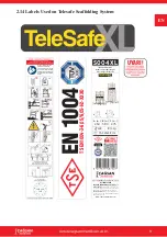 Preview for 9 page of CAGSAN MERDIVEN TELESAFE S-XL Assembly And User'S Manual