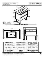 Preview for 1 page of CAHABA 00828796020640 Manual