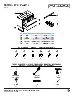 Preview for 5 page of CAHABA 00828796020640 Manual