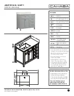 CAHABA CA101013 Installation Instructions Manual preview