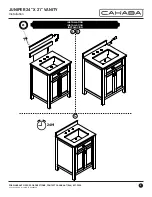 Preview for 3 page of CAHABA JUNIPER CA101017 Installation Instructions Manual