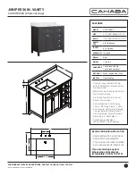 Предварительный просмотр 1 страницы CAHABA Juniper CAVJUN36CG Quick Start Manual