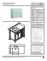 CAHABA Juniper CAVJUN36MJ Quick Start Manual preview