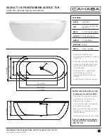 CAHABA SACHA CA401006 Installation Instructions Manual предпросмотр