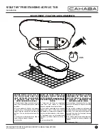 Preview for 8 page of CAHABA VIOLET CA401004 Installation Manual