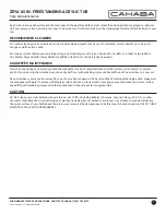 Preview for 7 page of CAHABA ZEYA CA401005-WH Manual