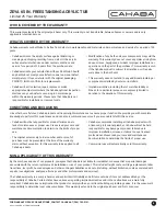 Preview for 8 page of CAHABA ZEYA CA401005-WH Manual