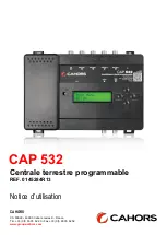 cahors CAP 532 User Manual preview