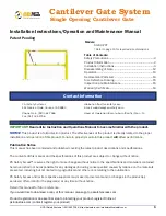 CAI SG-60-PCY Installation Instructions Manual preview