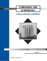 CAIRE COMPANION 1000 Technical Manual preview