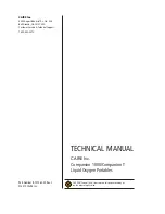 Предварительный просмотр 3 страницы CAIRE COMPANION 1000 Technical Manual