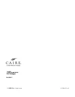 Preview for 86 page of CAIRE COMPANION 1000 Technical Manual