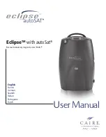 CAIRE Eclipse with autoSat User Manual предпросмотр