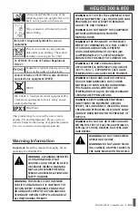 Preview for 3 page of CAIRE HELiOS Series User Manual