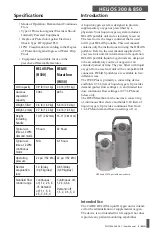 Предварительный просмотр 5 страницы CAIRE HELiOS Series User Manual