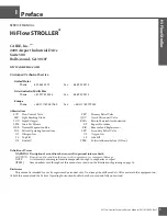 Preview for 2 page of CAIRE Hi Flow Stroller Technical & Service Manual