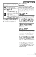 Preview for 3 page of CAIRE NewLife Intensity 10 User Manual