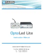 Предварительный просмотр 1 страницы Cairn OptoLed Lite Instruction Manual