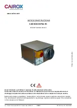 Cairox CAISSONS BFSA EC Product Manual preview