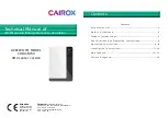 Cairox CHRU-B150 Technical Manual предпросмотр