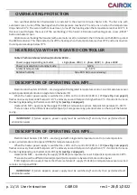 Preview for 11 page of Cairox CVA 100 User Instruction