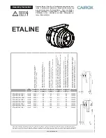 Cairox ETALINE 125 3N 01 Assembly Instruction Manual preview