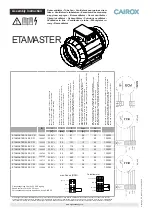 Cairox ETAMASTER 150L EC 01 Assembly Instruction Manual предпросмотр