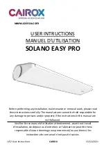 Предварительный просмотр 1 страницы Cairox SOLANO EASY PRO User Intruction