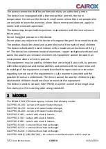 Preview for 5 page of Cairox SOLANO EASY PRO User Intruction