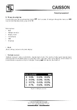 Preview for 4 page of CAISSON FMG-30 User Manual