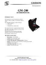 CAISSON GM-200 Quick Start Manual preview