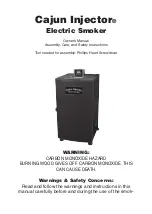 Preview for 1 page of Cajun Injector Electric Smoker Owner'S Manual