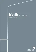 Cake Kalk Manual preview