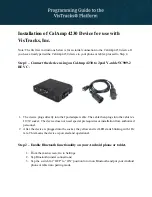 Preview for 1 page of Cal Amp 4230 Programming Manual