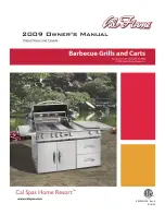 Cal Flame 2009 Barbecue Grills and Carts Owner'S Manual preview