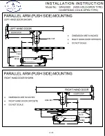 Предварительный просмотр 2 страницы Cal-Royal 900 Series Installation Instruction