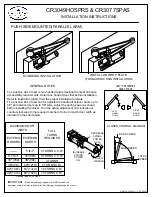 Предварительный просмотр 1 страницы Cal-Royal CR3049HOSPRS Installation Instructions