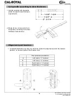 Предварительный просмотр 8 страницы Cal-Royal CRCODE-202 Instruction And Programming Manual