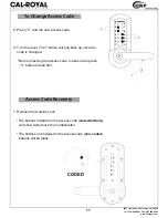 Предварительный просмотр 13 страницы Cal-Royal CRCODE-202 Instruction And Programming Manual