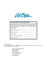 Preview for 157 page of Cal Spas F 1239 Owner'S Manual