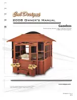 Cal Spas Gazebos Owner'S Manual preview