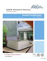 Предварительный просмотр 1 страницы Cal Spas Genesis Portable Spa Owner'S Manual