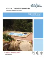 Cal Spas Inground Spa Owner'S Manual preview