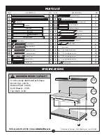 Preview for 3 page of Cala C14724WB Owner'S Manual & Safety Instructions