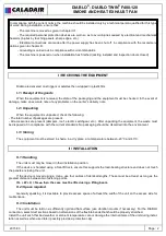 Предварительный просмотр 2 страницы Caladair Diablo F400-120 Operating And Commissioning Instructions