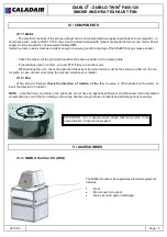 Предварительный просмотр 5 страницы Caladair Diablo F400-120 Operating And Commissioning Instructions