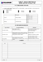 Предварительный просмотр 8 страницы Caladair Diablo F400-120 Operating And Commissioning Instructions