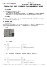 Preview for 3 page of Caladair ED-TOUCH Operating And Commissioning Instructions