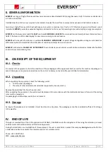 Preview for 8 page of Caladair EVERSKY 1100 Installation And Commissioning Manual